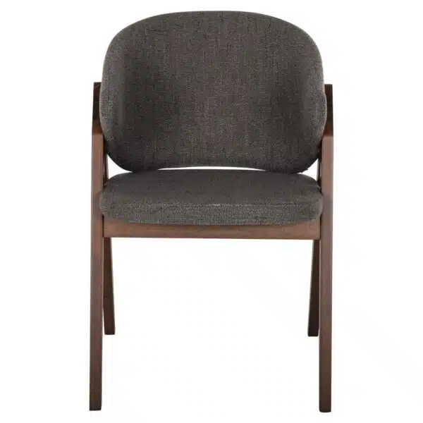 ΚΑΡΕΚΛΑ HANA HM9746.02 RUBBERWOOD ΣΕ ΚΑΡΥΔΙ ΧΡΩΜΑ-ΓΚΡΙ ΥΦΑΣΜΑ 55x60x84Yεκ. - Image 3