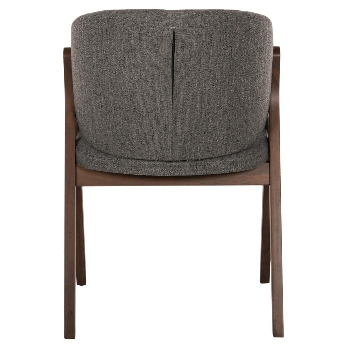 ΚΑΡΕΚΛΑ HANA HM9746.02 RUBBERWOOD ΣΕ ΚΑΡΥΔΙ ΧΡΩΜΑ-ΓΚΡΙ ΥΦΑΣΜΑ 55x60x84Yεκ. - Image 6
