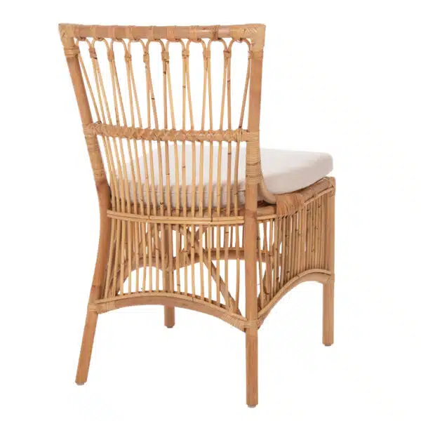 ΚΑΡΕΚΛΑ THALIN HM9834 RATTAN ΣΕ ΦΥΣΙΚΟ-ΜΑΞΙΛΑΡΙ ΣΕ ΛΕΥΚΟ 53x58x91Υεκ. - Image 5