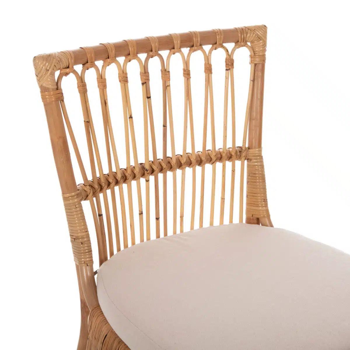 ΚΑΡΕΚΛΑ THALIN HM9834 RATTAN ΣΕ ΦΥΣΙΚΟ-ΜΑΞΙΛΑΡΙ ΣΕ ΛΕΥΚΟ 53x58x91Υεκ. - Image 7