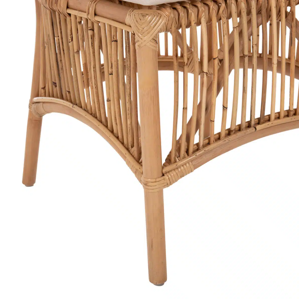 ΚΑΡΕΚΛΑ THALIN HM9834 RATTAN ΣΕ ΦΥΣΙΚΟ-ΜΑΞΙΛΑΡΙ ΣΕ ΛΕΥΚΟ 53x58x91Υεκ. - Image 8