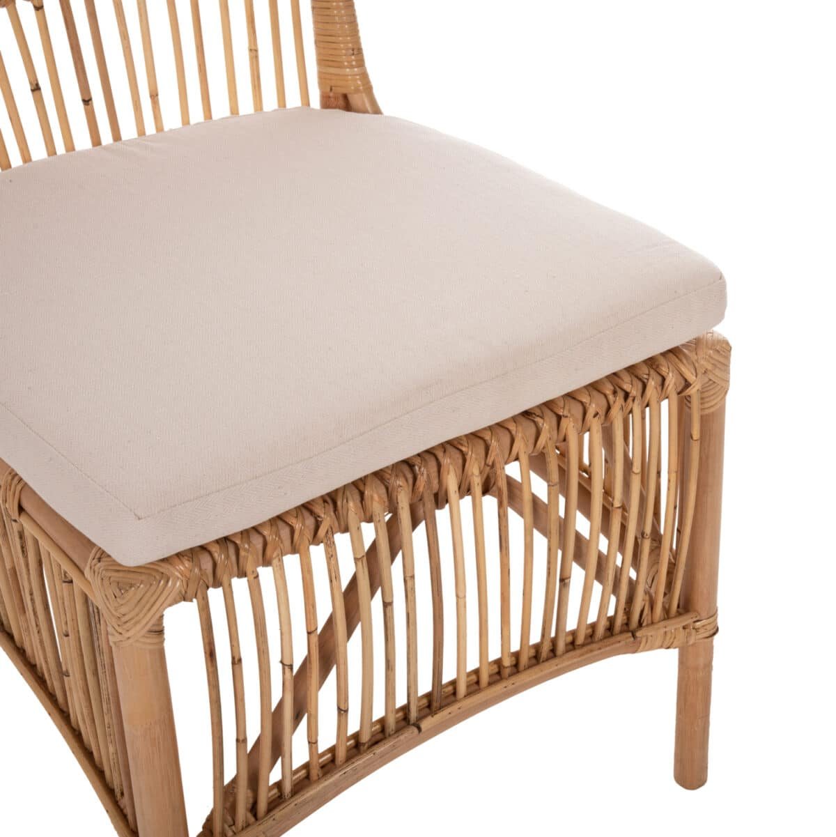 ΚΑΡΕΚΛΑ THALIN HM9834 RATTAN ΣΕ ΦΥΣΙΚΟ-ΜΑΞΙΛΑΡΙ ΣΕ ΛΕΥΚΟ 53x58x91Υεκ. - Image 9