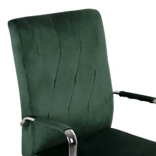 ΚΑΡΕΚΛΑ ΓΡΑΦΕΙΟΥ JOSEF HM1181.03 ΚΥΠΑΡΙΣΣΙ ΒΕΛΟΥΔΟ-INOX ΒΑΣΗ 58x61x105-113Yεκ. - Image 7