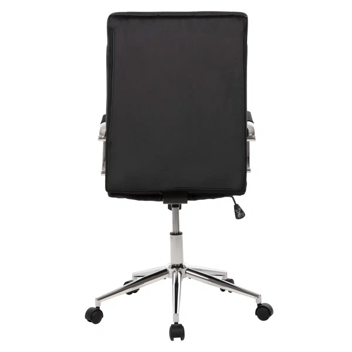 ΚΑΡΕΚΛΑ ΓΡΑΦΕΙΟΥ JOSEF HM1181.04 ΜΑΥΡΟ ΒΕΛΟΥΔΟ-INOX ΒΑΣΗ 58x61x105-113Yεκ. - Image 6