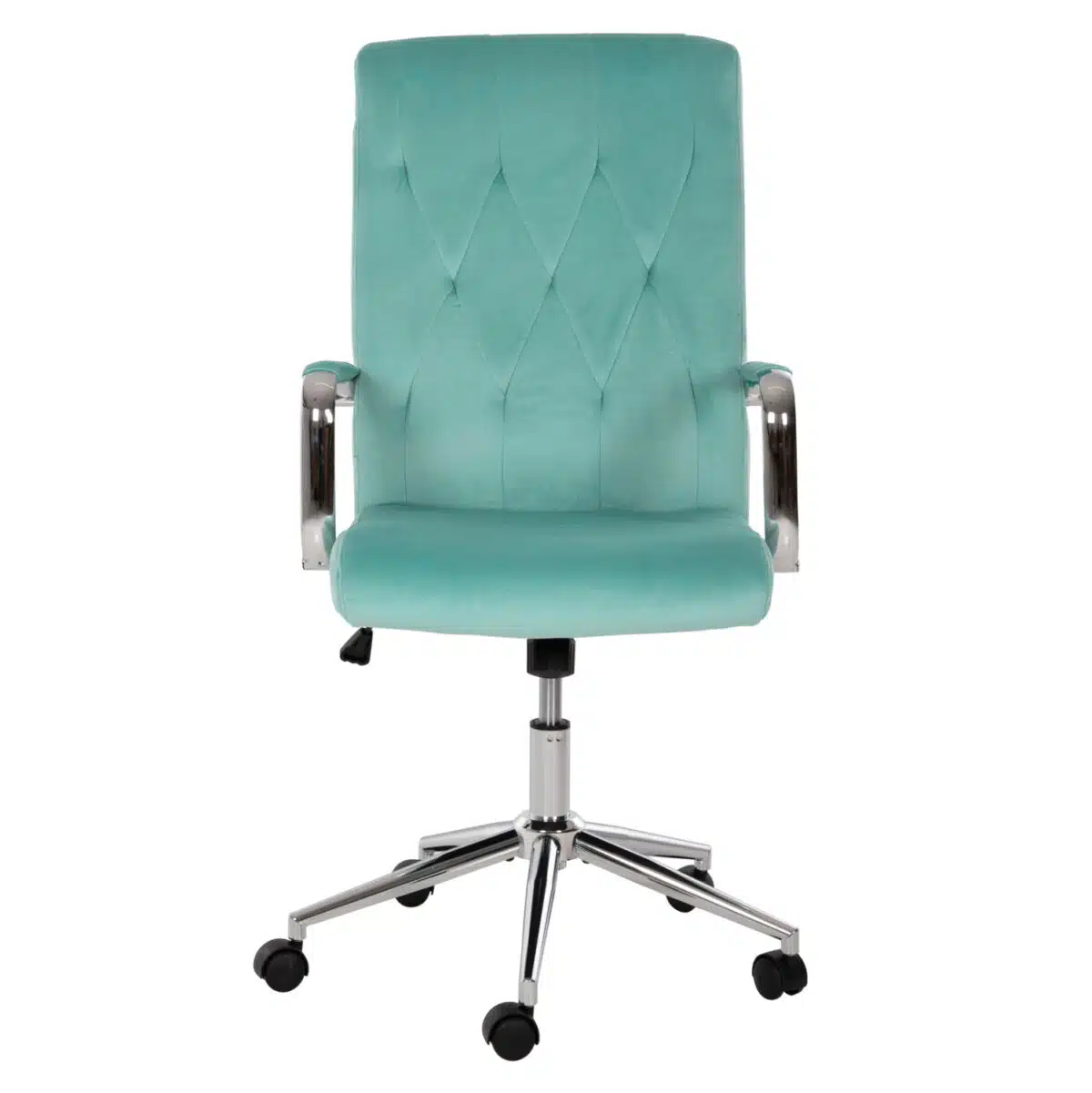 ΚΑΡΕΚΛΑ ΓΡΑΦΕΙΟΥ JOSEF HM1181.08 ΜΕΝΤΑ ΒΕΛΟΥΔΟ-INOX ΒΑΣΗ 58x61x105-113Yεκ. - Image 3