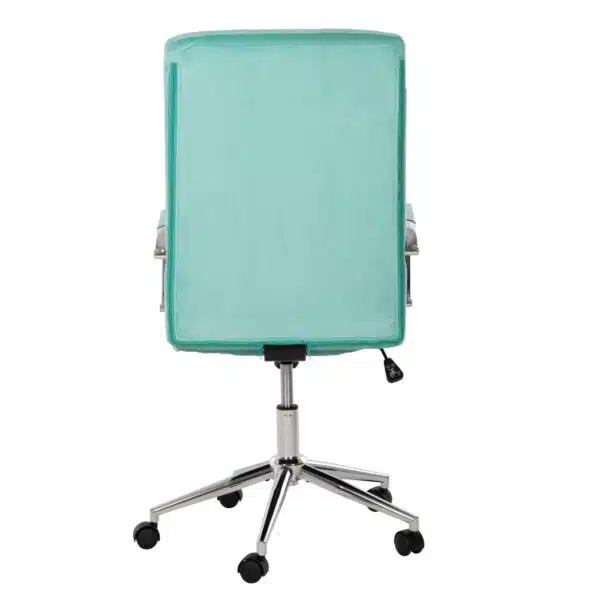 ΚΑΡΕΚΛΑ ΓΡΑΦΕΙΟΥ JOSEF HM1181.08 ΜΕΝΤΑ ΒΕΛΟΥΔΟ-INOX ΒΑΣΗ 58x61x105-113Yεκ. - Image 6