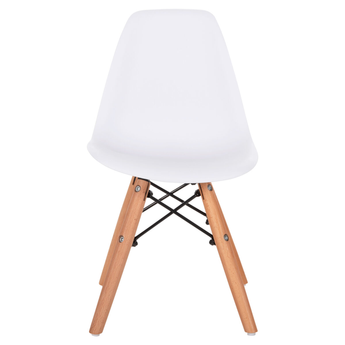 ΚΑΡΕΚΛΑ TWIST KID HM8453.01 ΞΥΛΙΝΑ ΠΟΔΙΑ Κ ΚΑΘΙΣΜΑ PP ΛΕΥΚΟ 31x34x55.5Υεκ - Image 3