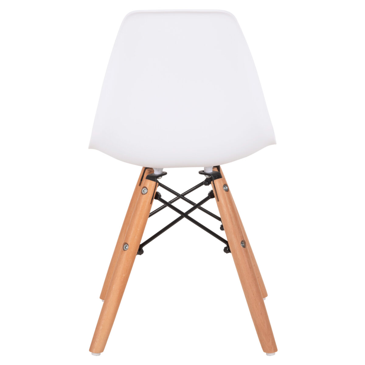 ΚΑΡΕΚΛΑ TWIST KID HM8453.01 ΞΥΛΙΝΑ ΠΟΔΙΑ Κ ΚΑΘΙΣΜΑ PP ΛΕΥΚΟ 31x34x55.5Υεκ - Image 6