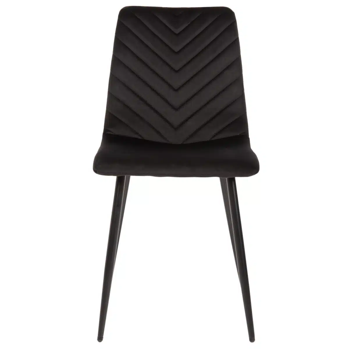 ΚΑΡΕΚΛΑ LATRELL HM8587.04 ΒΕΛΟΥΔΟ ΜΑΥΡΟ ΜΕ ΜΑΥΡΑ ΜΕΤΑΛΛΙΚΑ ΠΟΔΙΑ 43x54x88Υεκ. - Image 3