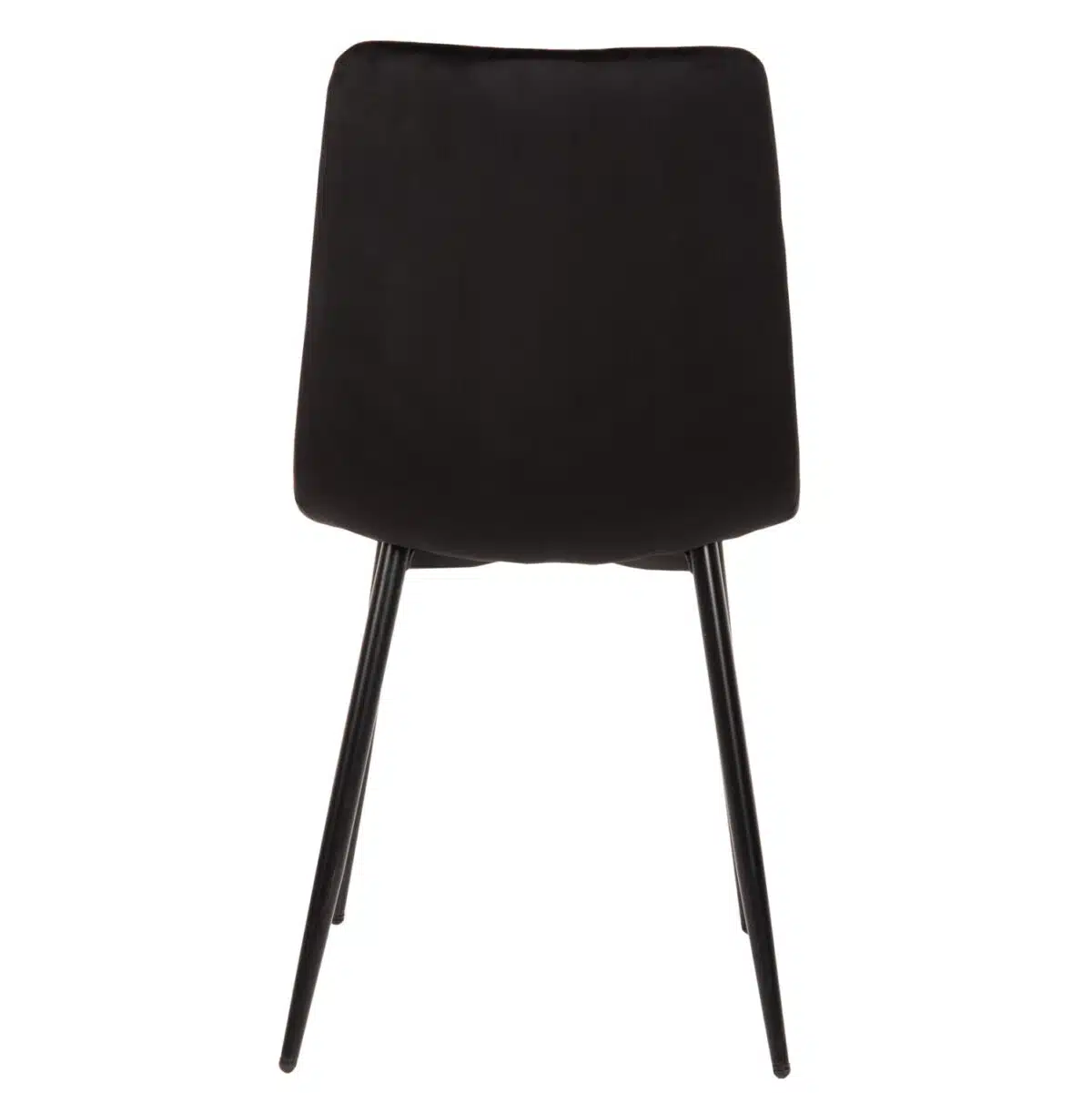 ΚΑΡΕΚΛΑ LATRELL HM8587.04 ΒΕΛΟΥΔΟ ΜΑΥΡΟ ΜΕ ΜΑΥΡΑ ΜΕΤΑΛΛΙΚΑ ΠΟΔΙΑ 43x54x88Υεκ. - Image 6