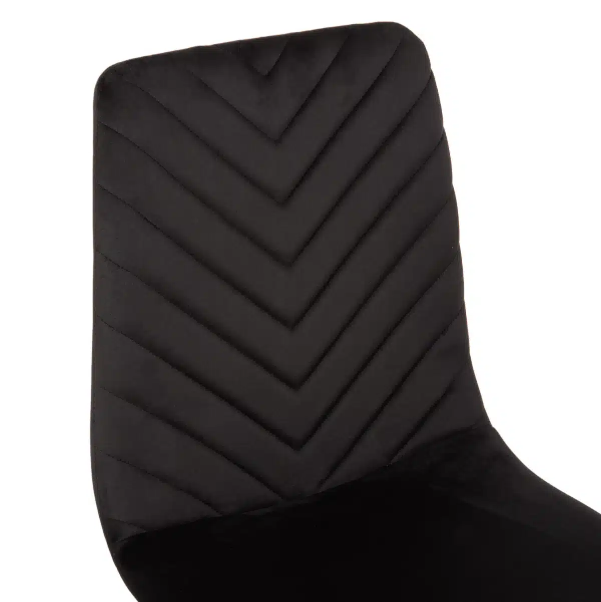 ΚΑΡΕΚΛΑ LATRELL HM8587.04 ΒΕΛΟΥΔΟ ΜΑΥΡΟ ΜΕ ΜΑΥΡΑ ΜΕΤΑΛΛΙΚΑ ΠΟΔΙΑ 43x54x88Υεκ. - Image 7