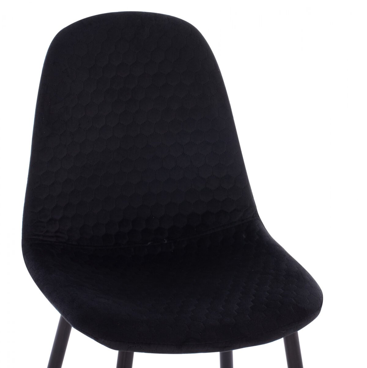 ΚΑΡΕΚΛΑ LUCILLE HM8552.04 ΑΠΟ ΒΕΛΟΥΔΟ ΜΑΥΡΟ ΜΕ ΜΕΤΑΛΛΙΚΟ ΣΚΕΛΕΤΟ 45X56X81Υ εκ. - Image 7