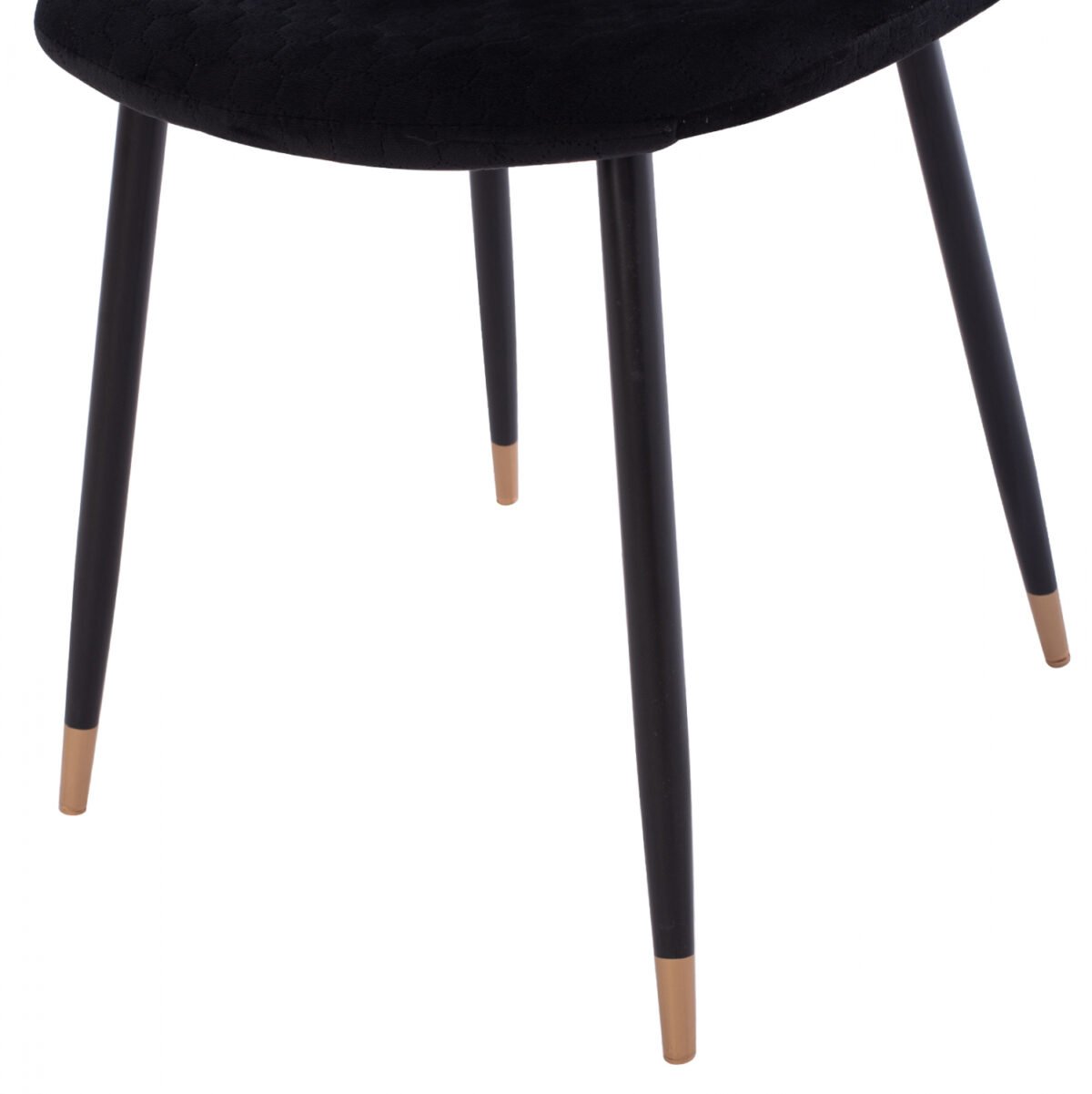 ΚΑΡΕΚΛΑ LUCILLE HM8552.04 ΑΠΟ ΒΕΛΟΥΔΟ ΜΑΥΡΟ ΜΕ ΜΕΤΑΛΛΙΚΟ ΣΚΕΛΕΤΟ 45X56X81Υ εκ. - Image 9