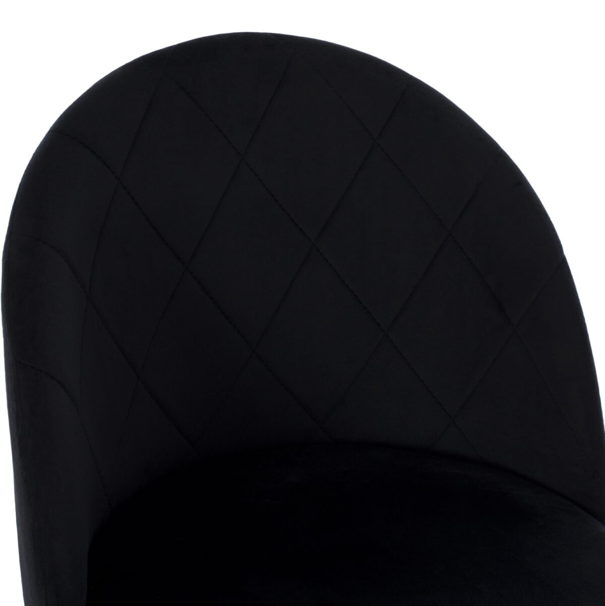 ΚΑΡΕΚΛΑ ODED ΜΕ ΜΕΤΑΛΛΙΚΑ ΜΑΥΡΑ ΠΟΔΙΑ & ΒΕΛΟΥΔΟ ΜΑΥΡΟ HM8731.14 45x52x77 εκ. - Image 7