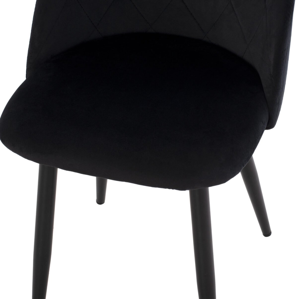 ΚΑΡΕΚΛΑ ODED ΜΕ ΜΕΤΑΛΛΙΚΑ ΜΑΥΡΑ ΠΟΔΙΑ & ΒΕΛΟΥΔΟ ΜΑΥΡΟ HM8731.14 45x52x77 εκ. - Image 8