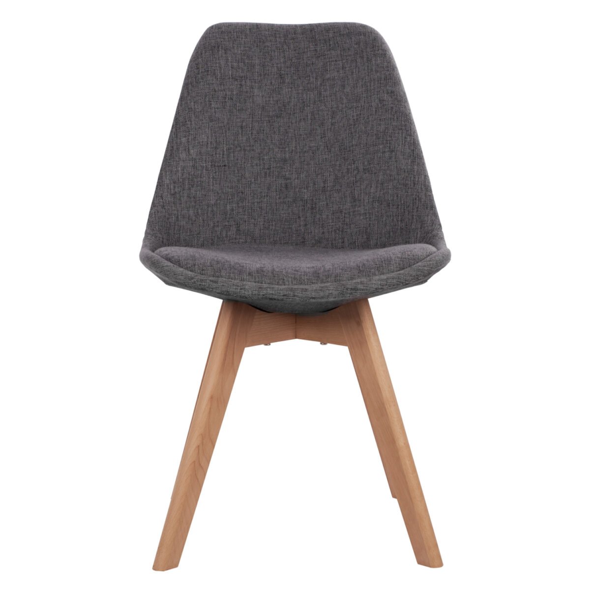 ΚΑΡΕΚΛΑ VEGAS ΜΕ ΞΥΛΙΝΑ ΠΟΔΙΑ ΚΑΙ ΜΕ ΥΦΑΣΜΑ ΓΚΡΙ HM0033.50 48Χ55Χ82 ΕΚ - Image 3