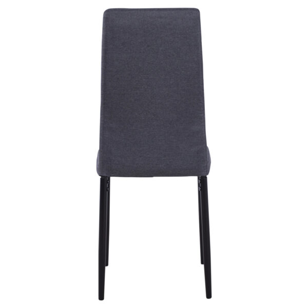 ΚΑΡΕΚΛΑ ΜΕΤΑΛΛΙΚΗ LADY HM0037.20 ΓΚΡΙ ΥΦΑΣΜΑ ΜΕΤΑΛΛΙΚΟ ΣΚΕΛΕΤΟ K/D 40x48x95 - Image 6