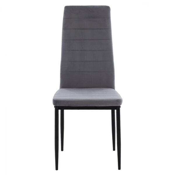 ΚΑΡΕΚΛΑ ΜΕΤΑΛΛΙΚΗ LADY HM0037.31 ΓΚΡΙ ΒΕΛΟΥΔΟ ME ΜΕΤΑΛΛΙΚΟ ΣΚΕΛΕΤΟ K/D - Image 3