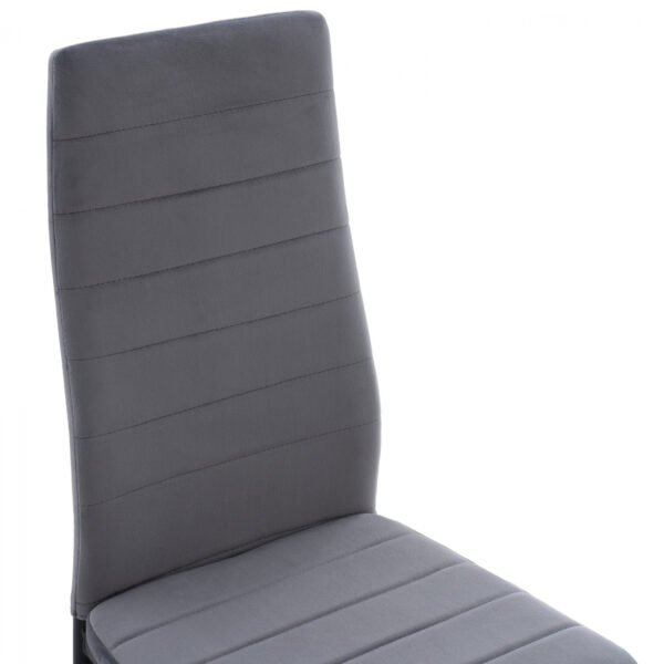 ΚΑΡΕΚΛΑ ΜΕΤΑΛΛΙΚΗ LADY HM0037.31 ΓΚΡΙ ΒΕΛΟΥΔΟ ME ΜΕΤΑΛΛΙΚΟ ΣΚΕΛΕΤΟ K/D - Image 7