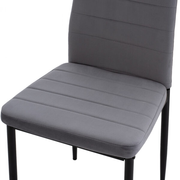 ΚΑΡΕΚΛΑ ΜΕΤΑΛΛΙΚΗ LADY HM0037.31 ΓΚΡΙ ΒΕΛΟΥΔΟ ME ΜΕΤΑΛΛΙΚΟ ΣΚΕΛΕΤΟ K/D - Image 8