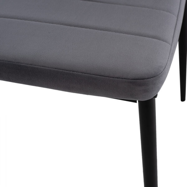 ΚΑΡΕΚΛΑ ΜΕΤΑΛΛΙΚΗ LADY HM0037.31 ΓΚΡΙ ΒΕΛΟΥΔΟ ME ΜΕΤΑΛΛΙΚΟ ΣΚΕΛΕΤΟ K/D - Image 9