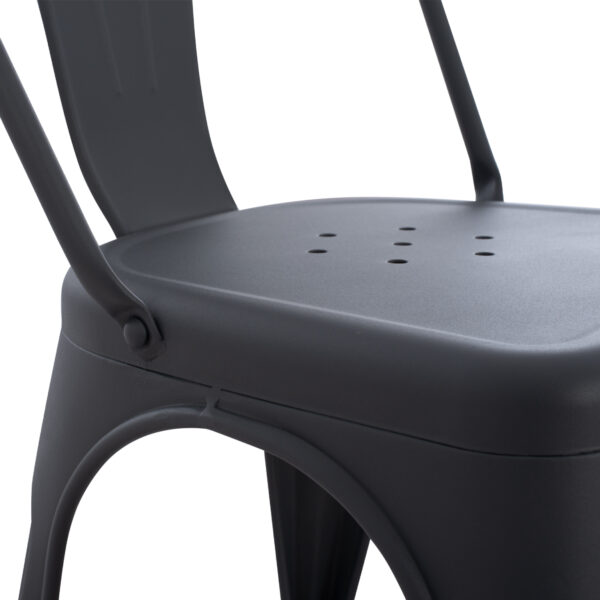 ΚΑΡΕΚΛΑ ΜΕΤΑΛΛΙΚΗ MELITA ΣΕ ΓΚΡΙ 43x50x82Y εκ. HM8641.10 - Image 10