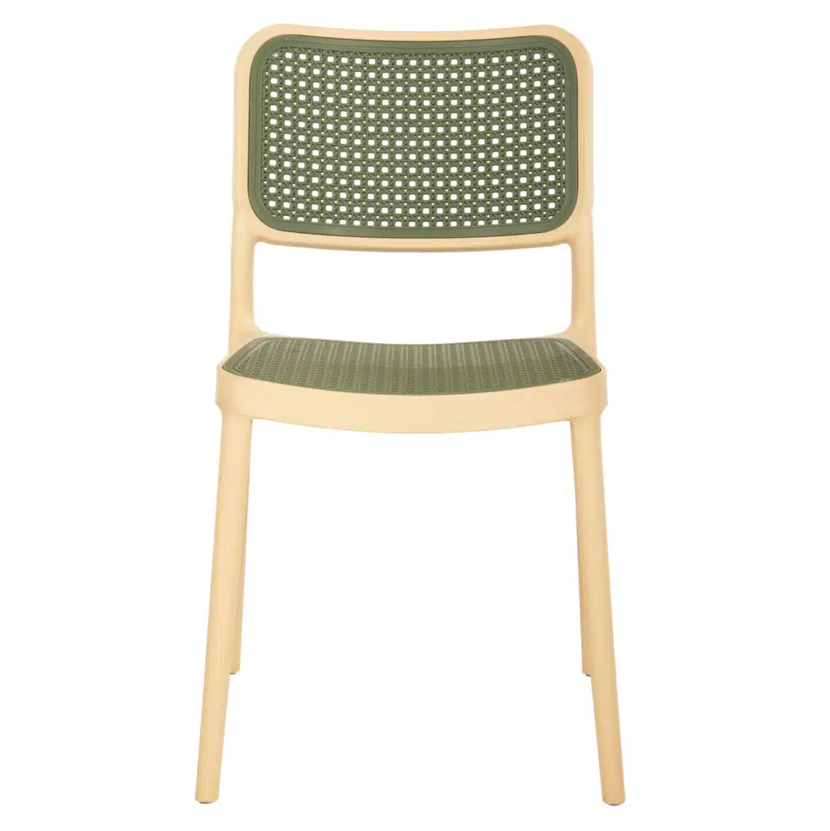 ΚΑΡΕΚΛΑ ΠΟΛΥΠΡΟΠΥΛΕΝΙΟΥ MEKO HM5934.04 ΜΠΕΖ ΜΕ OLIVE GREEN ΨΑΘΑ 41x49x102Υ εκ. - Image 3