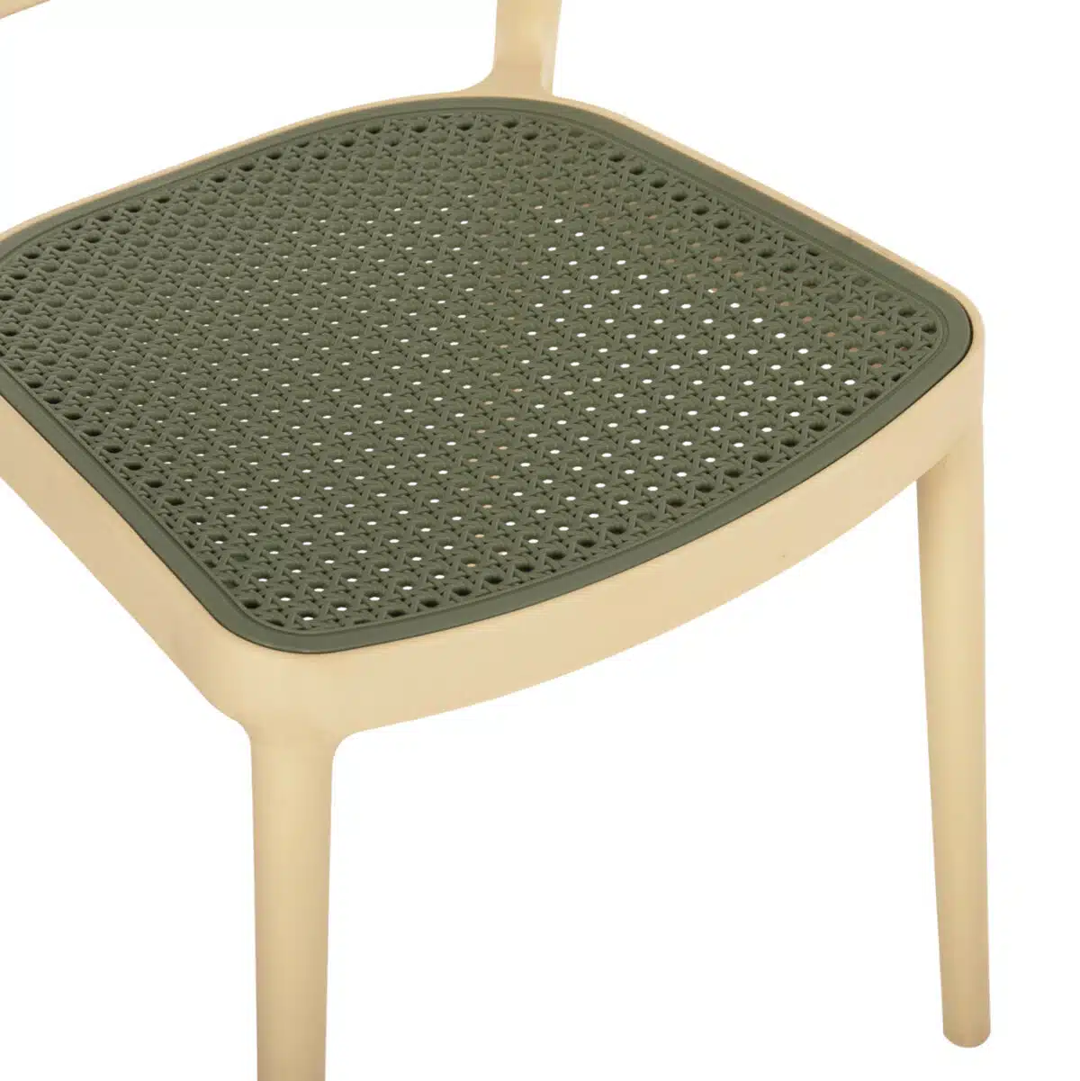 ΚΑΡΕΚΛΑ ΠΟΛΥΠΡΟΠΥΛΕΝΙΟΥ MEKO HM5934.04 ΜΠΕΖ ΜΕ OLIVE GREEN ΨΑΘΑ 41x49x102Υ εκ. - Image 8