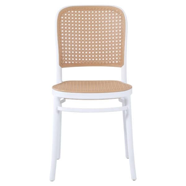 ΚΑΡΕΚΛΑ ΠΟΛΥΠΡΟΠΥΛΕΝΙΟΥ FLOW HM5937.01 ΛΕΥΚΗ ΜΕ ΜΠΕΖ ΚΑΘΙΣΜΑ ΚΑΙ ΠΛΑΤΗ 41x49x102Υεκ. - Image 3