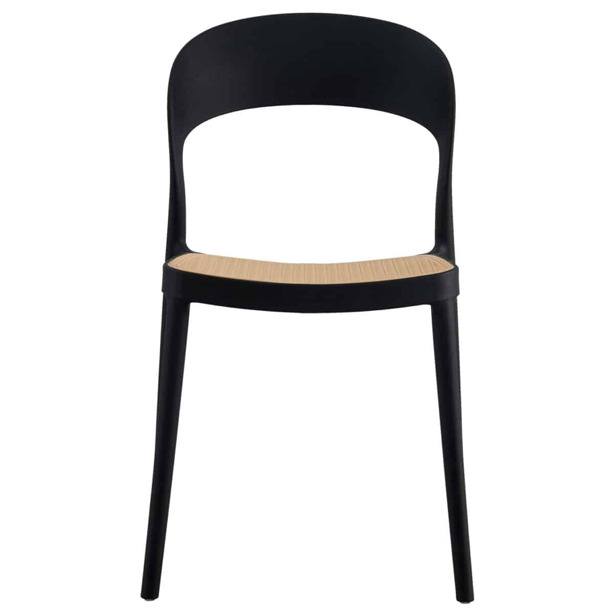 ΚΑΡΕΚΛΑ ΠΟΛΥΠΡΟΠΥΛΕΝΙΟΥ ΜΑΥΡΗ-ΜΠΕΖ CLEO HM5936.02 41x53x81Υ εκ. - Image 3