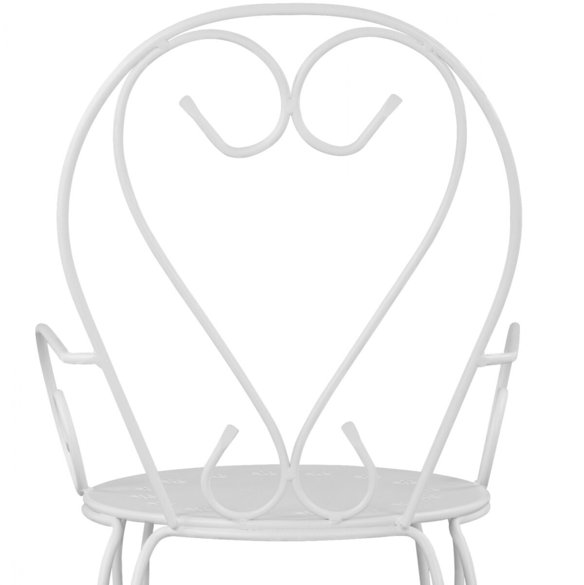 ΚΑΡΕΚΛΑ ΠΟΛΥΘΡΟΝΑ ΜΕΤΑΛΛΙΚΗ AMORE ΛΕΥΚΗ HM5008.12 49x48x90 εκ. - Image 10