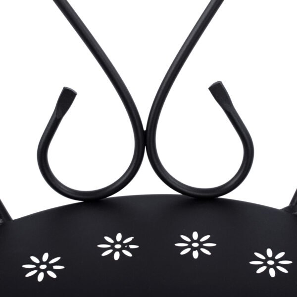 ΚΑΡΕΚΛΑ ΠΟΛΥΘΡΟΝΑ ΜΕΤΑΛΛΙΚΗ AMORE ΜΑΥΡΗ HM5008.11 49x48x90 εκ. - Image 9