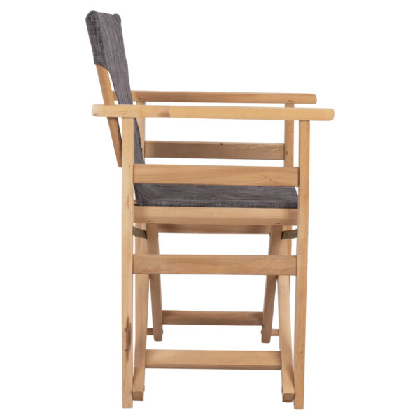 ΚΑΡΕΚΛΑ ΣΚΗΝΟΘΕΤΗ ΛΗΜΝΟΣ ΦΥΣΙΚΟΣ ΕΜΠΟΤΙΣΜΟΣ ΜΕ ΓΚΡΙ ΜΑΞΙΛΑΡΙ HM10543.10 57x54x88.5 cm. - Image 4