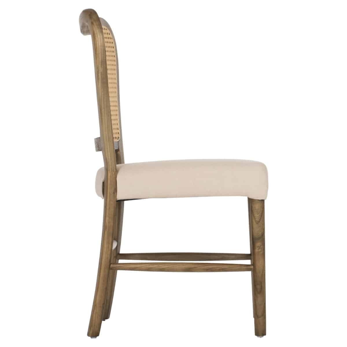 ΚΑΡΕΚΛΑ ΤΟΟΝ ΞΥΛΟ RATTAN ΥΦΑΣΜΑ HM9406.04 47x52x91,5Υεκ. - Image 4