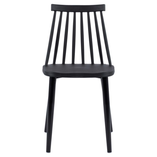 ΚΑΡΕΚΛΑ ΤΡΑΠΕΖΑΡΙΑΣ HM8052.12 VANESSA ΜΑΥΡΟ ΜΕ ΜΕΤΑΛΛΙΚΑ ΠΟΔΙΑ ΜΑΥΡΑ - Image 3