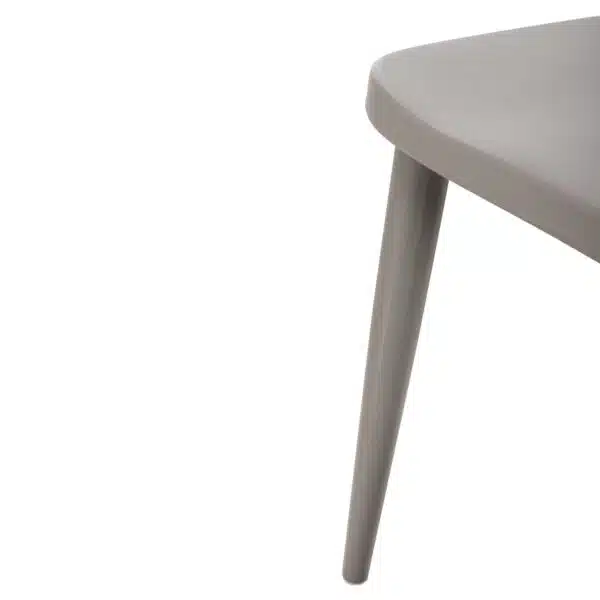 ΚΑΡΕΚΛΑ ΤΡΑΠΕΖΑΡΙΑΣ HM8052.22 VANESSA ΓΚΡΙ ΜΕ ΜΕΤΑΛΛΙΚΑ ΠΟΔΙΑ 42,5x44x81Υ εκ. - Image 9