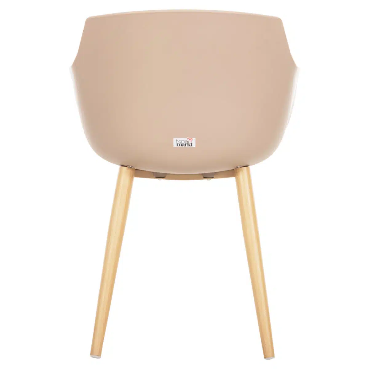 ΚΑΡΕΚΛΑ ΤΡΑΠΕΖΑΡΙΑΣ LUCIE HM8242.11 CAPUCCINO PP-ΜΕΤΑΛ. ΠΟΔΙΑ ΟΨΗ ΞΥΛΟΥ 56x55,5x80Υεκ - Image 6