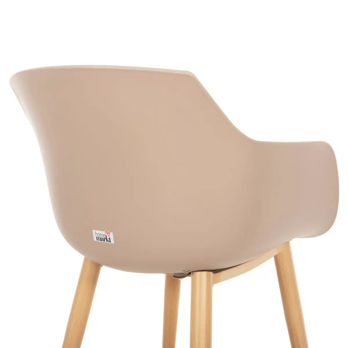 ΚΑΡΕΚΛΑ ΤΡΑΠΕΖΑΡΙΑΣ LUCIE HM8242.11 CAPUCCINO PP-ΜΕΤΑΛ. ΠΟΔΙΑ ΟΨΗ ΞΥΛΟΥ 56x55,5x80Υεκ - Image 8