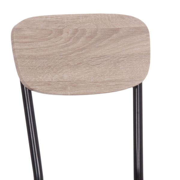 ΚΑΡΕΚΛΑ ΤΡΑΠΕΖΑΡΙΑΣ PAGET HM8373.01 SONAMA ΜΕ ΜΑΥΡΑ ΠΟΔΙΑ 40x49x87.5Y - Image 8