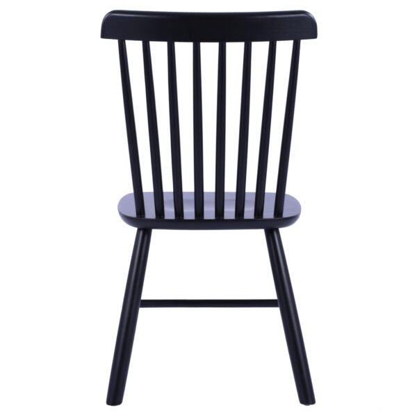 ΚΑΡΕΚΛΑ ΤΡΑΠΕΖΑΡΙΑΣ LUCIEN HM8645.02 ΞΥΛΟ ΟΞΙΑΣ ΣΕ ΜΑΥΡΟ ΜΑΤ ΧΡΩΜΑ 48x54x86Υεκ. - Image 6