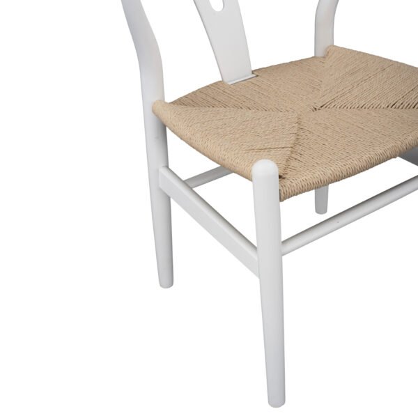 ΚΑΡΕΚΛΑ ΤΡΑΠΕΖΑΡΙΑΣ BRAVE HM8695.04 ΞΥΛΟ ΟΞΙΑΣ ΛΕΥΚΟ-ΣΧΟΙΝΙ ΜΠΕΖ 54x57x74Yεκ. - Image 10