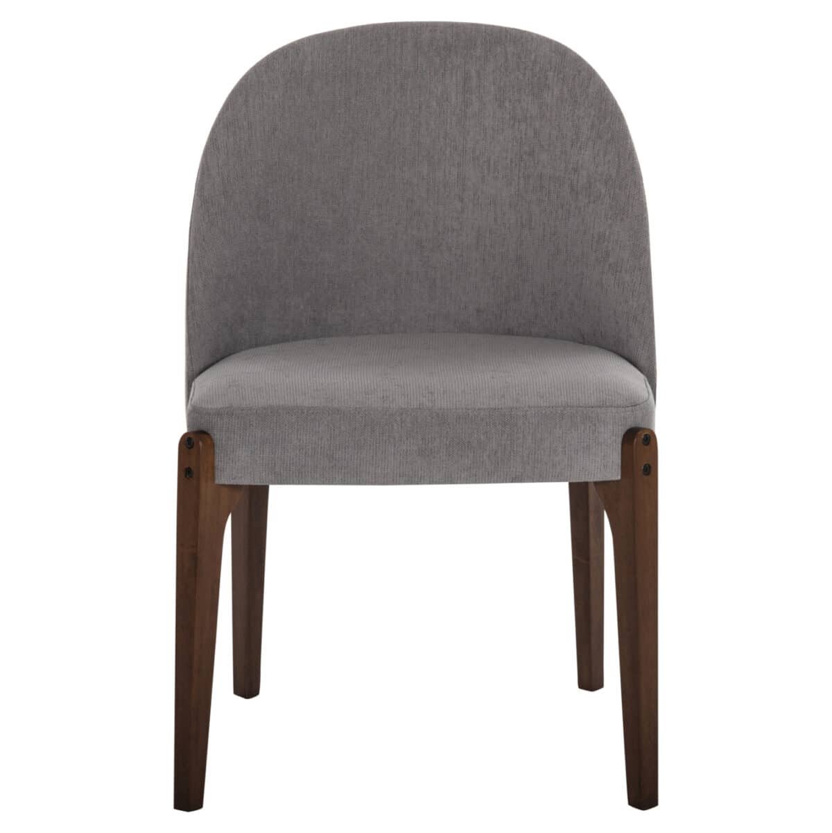 ΚΑΡΕΚΛΑ ΤΡΑΠΕΖΑΡΙΑΣ RAMMER HM9744.01 RUBBERWOOD ΣΕ ΚΑΡΥΔΙ-ΓΚΡΙ ΥΦΑΣΜΑ 57x55x86Υεκ. - Image 3