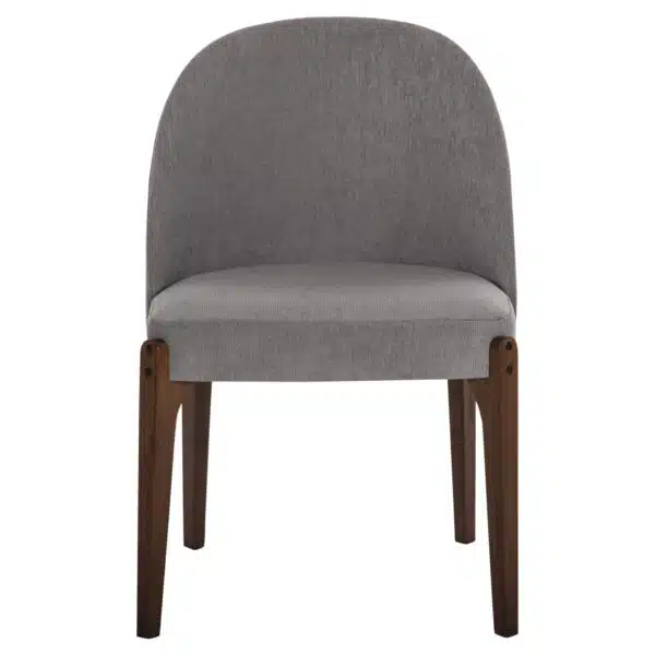ΚΑΡΕΚΛΑ ΤΡΑΠΕΖΑΡΙΑΣ RAMMER HM9744.01 RUBBERWOOD ΣΕ ΚΑΡΥΔΙ-ΓΚΡΙ ΥΦΑΣΜΑ 57x55x86Υεκ. - Image 3