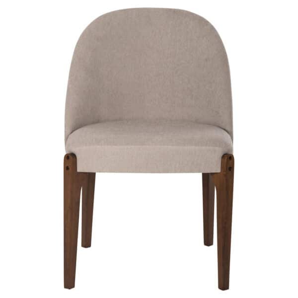 ΚΑΡΕΚΛΑ ΤΡΑΠΕΖΑΡΙΑΣ RAMMER HM9744.02 RUBBERWOOD ΣΕ ΚΑΡΥΔΙ-ΕΚΡΟΥ ΥΦΑΣΜΑ 57x55x86Υεκ. - Image 3