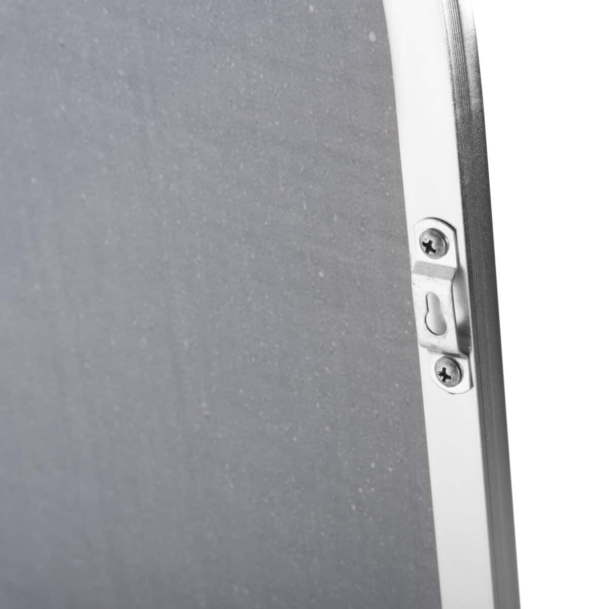 ΚΑΘΡΕΠΤΗΣ ΔΑΠΕΔΟΥ JOELY HM9578.40 ΣΚΕΛΕΤΟΣ ΑΛΟΥΜΙΝΙΟΥ ΣΕ ΑΣΗΜΙ ΧΡΩΜΑ 40x31x160Υεκ. - Image 9