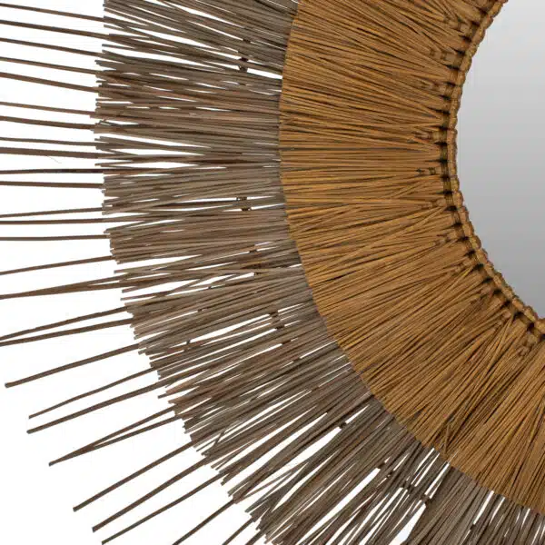 ΚΑΘΡΕΠΤΗΣ ΜΕ ΠΛΑΙΣΙΟ MENDONG GRASS Φ105εκ ΣΕ ΧΡΩΜΑ ΦΥΣΙΚΟ ΧΡΥΣΟ HM7798 - Image 4