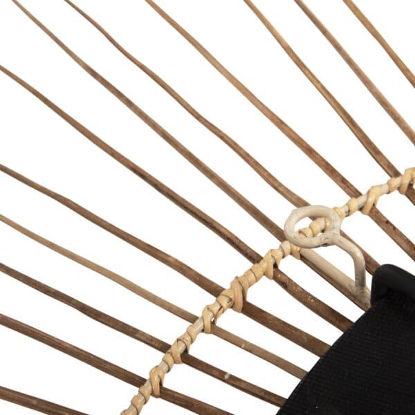 ΚΑΘΡΕΠΤΗΣ ΣΤΡΟΓΓΥΛΟΣ ΜΕ ΠΛΑΙΣΙΟ ΑΠΟ STICKS ΚΟΚΟΦΟΙΝΙΚΑ ΣΕ ΧΡΩΜΑ ΦΥΣΙΚΟ Φ85 εκ.HM7733 - Image 7