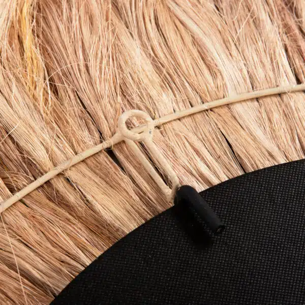 ΚΑΘΡΕΠΤΗΣ ΣΤΡΟΓΓΥΛΟΣ ΜΕ ΠΛΑΙΣΙΟ ΙΝΕΣ ΑΜΠΑΚΑ ΧΡΩΜΑ ΦΥΣΙΚΟ ΜΑΥΡΟ Φ100εκ.HM7749 - Image 5