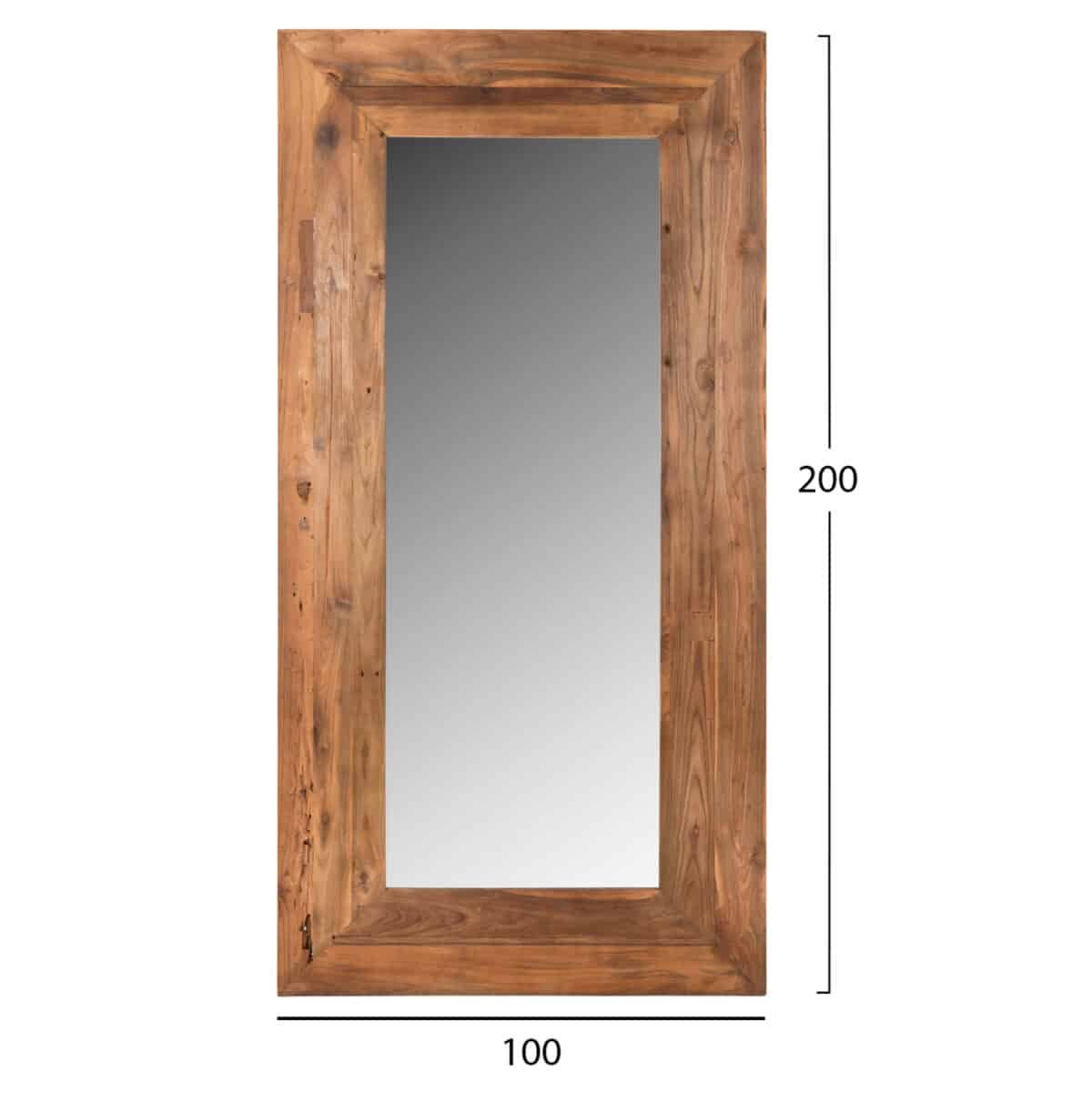 ΚΑΘΡΕΠΤΗΣ ΤΟΙΧΟΥ YORKSHIRE HM4266 ΠΛΑΙΣΙΟ ΑΝΑΚΥΚΛΩΜΕΝΟ ΞΥΛΟ ΤΕΑΚ 200x100εκ. - Image 2