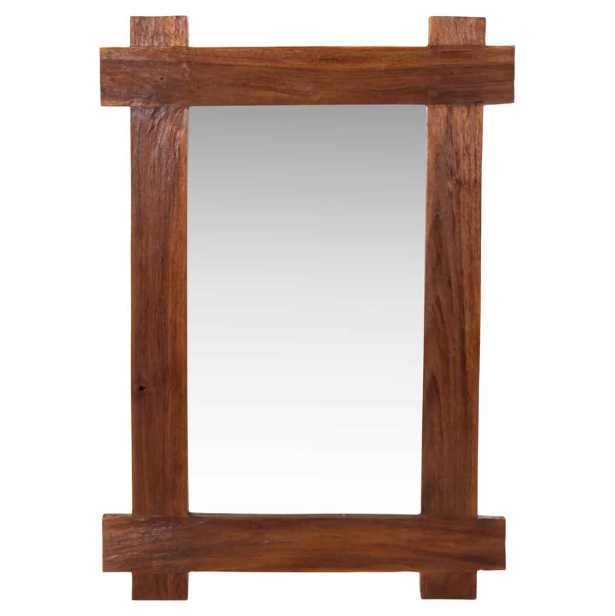 ΚΑΘΡΕΠΤΗΣ ΤΟΙΧΟΥ HM4303 ΑΝΑΚΥΚΛΩΜΕΝΟ TEAK ΣΕ ΦΥΣΙΚΟ 70x100Υεκ. - Image 3